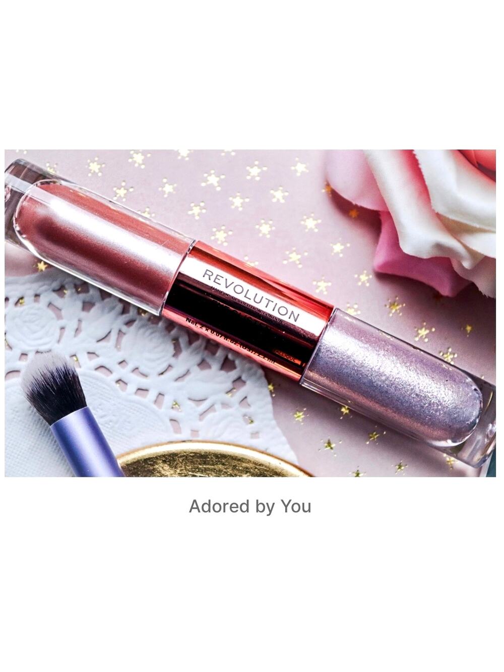 Revolution Eye Glisten Foil & Glitter Eyeshadow in Adored By You